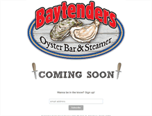 Tablet Screenshot of baytenders.com